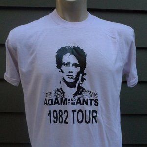 1982 Adam Ant Single Stitch Shirt (C) Licensed by Roach '81 * Mens XL (46)